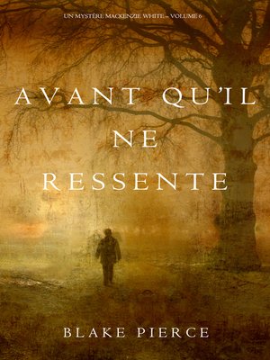 cover image of Avant qu'il ne ressente